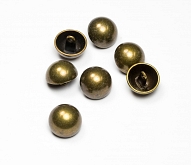 Metal Brass Dome Button Size 24L x5 - Click Image to Close